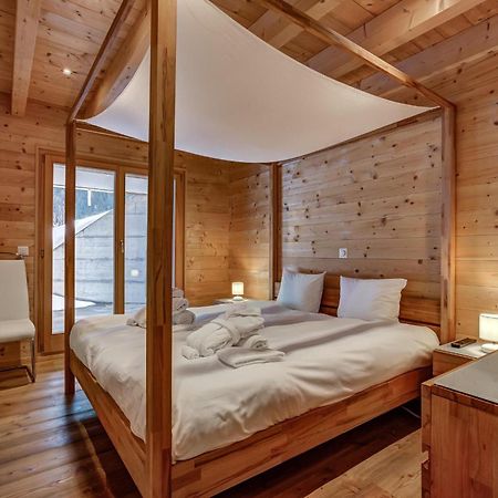 Chalet Flocon De Neige - Jacuzzi - Sauna ลาซูมาซ ภายนอก รูปภาพ