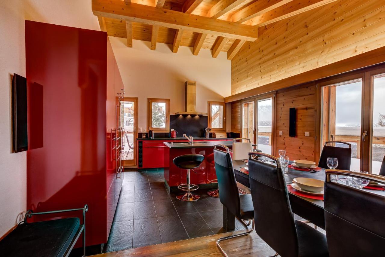 Chalet Flocon De Neige - Jacuzzi - Sauna ลาซูมาซ ภายนอก รูปภาพ