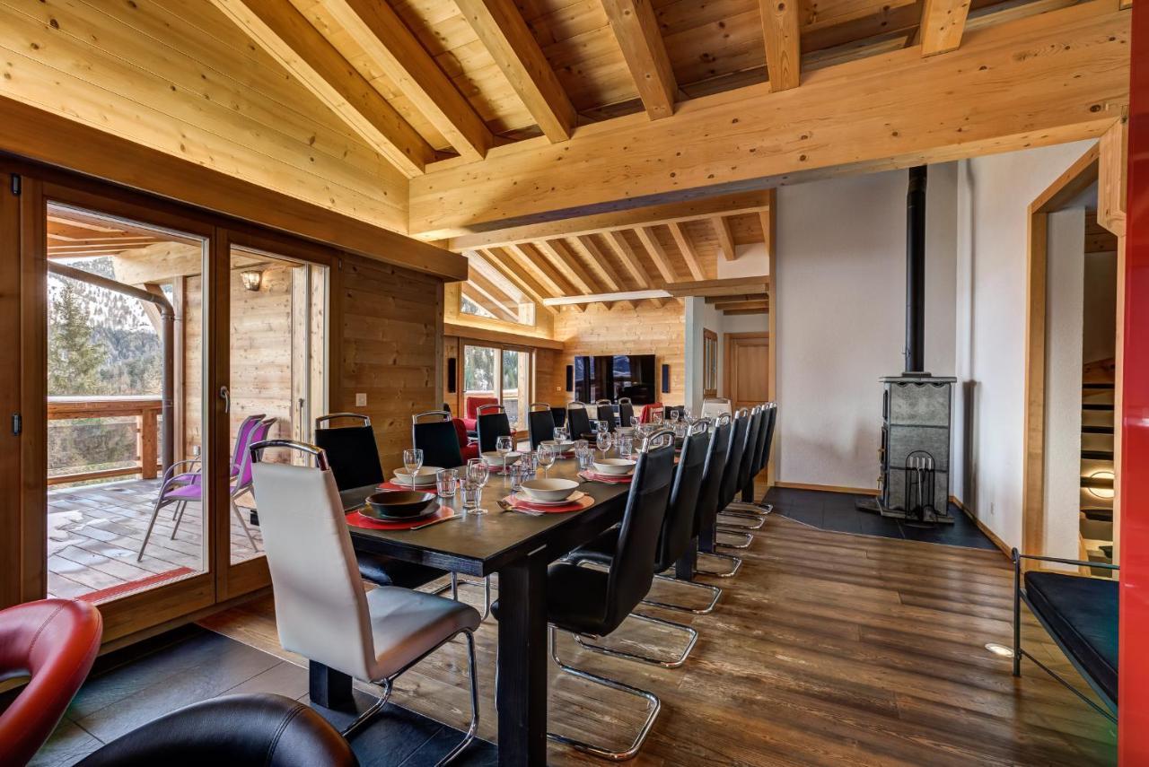 Chalet Flocon De Neige - Jacuzzi - Sauna ลาซูมาซ ภายนอก รูปภาพ
