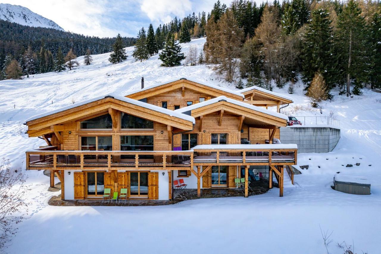 Chalet Flocon De Neige - Jacuzzi - Sauna ลาซูมาซ ภายนอก รูปภาพ