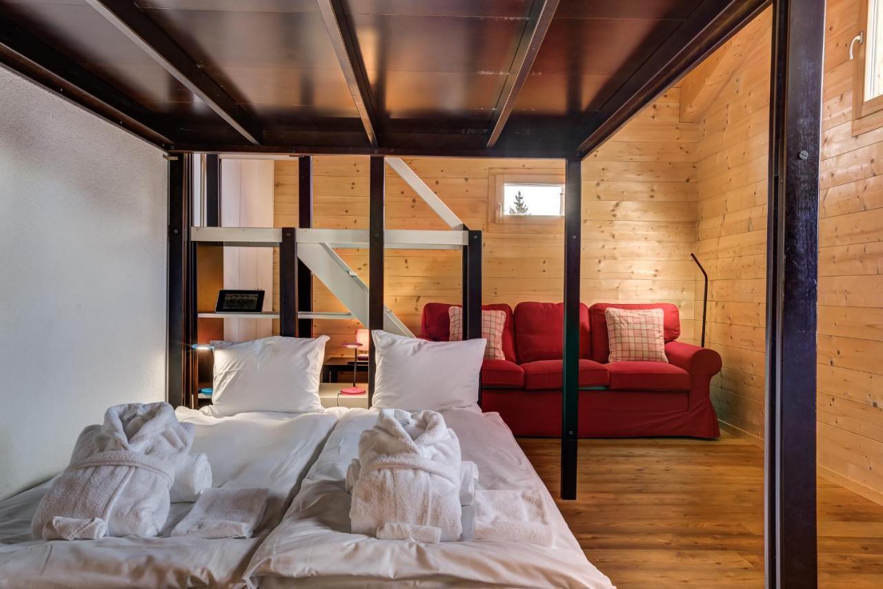 Chalet Flocon De Neige - Jacuzzi - Sauna ลาซูมาซ ภายนอก รูปภาพ