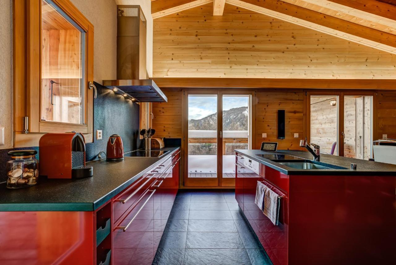 Chalet Flocon De Neige - Jacuzzi - Sauna ลาซูมาซ ภายนอก รูปภาพ