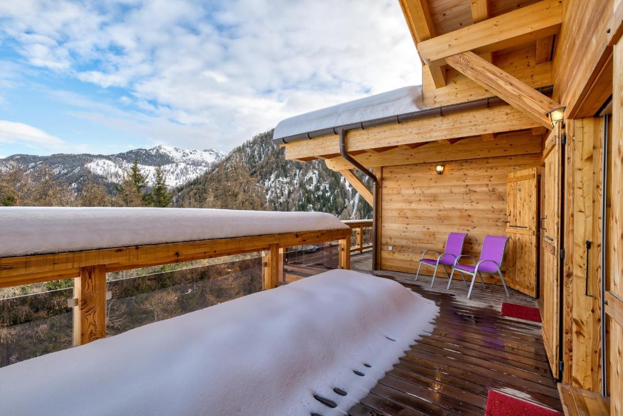 Chalet Flocon De Neige - Jacuzzi - Sauna ลาซูมาซ ภายนอก รูปภาพ