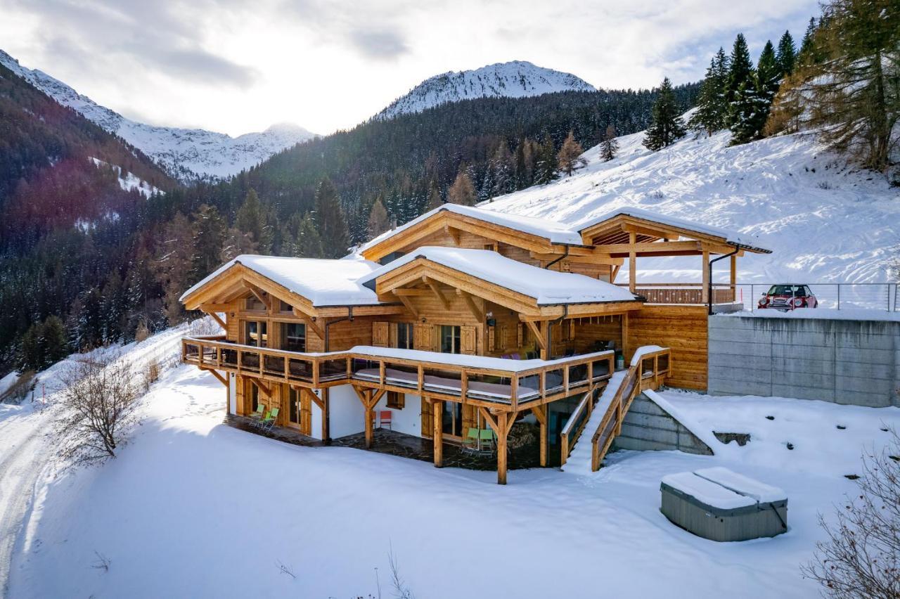 Chalet Flocon De Neige - Jacuzzi - Sauna ลาซูมาซ ภายนอก รูปภาพ