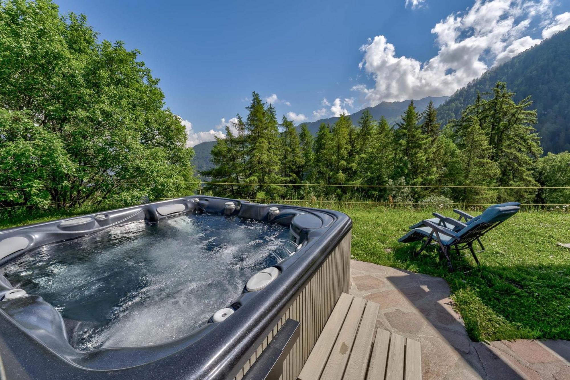 Chalet Flocon De Neige - Jacuzzi - Sauna ลาซูมาซ ภายนอก รูปภาพ