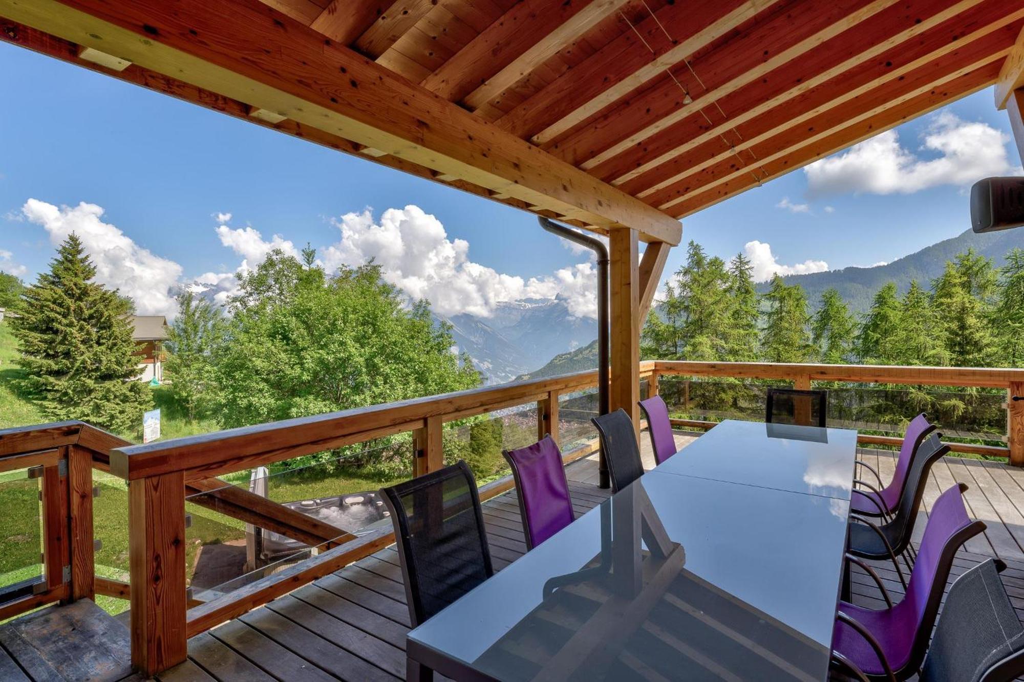 Chalet Flocon De Neige - Jacuzzi - Sauna ลาซูมาซ ภายนอก รูปภาพ