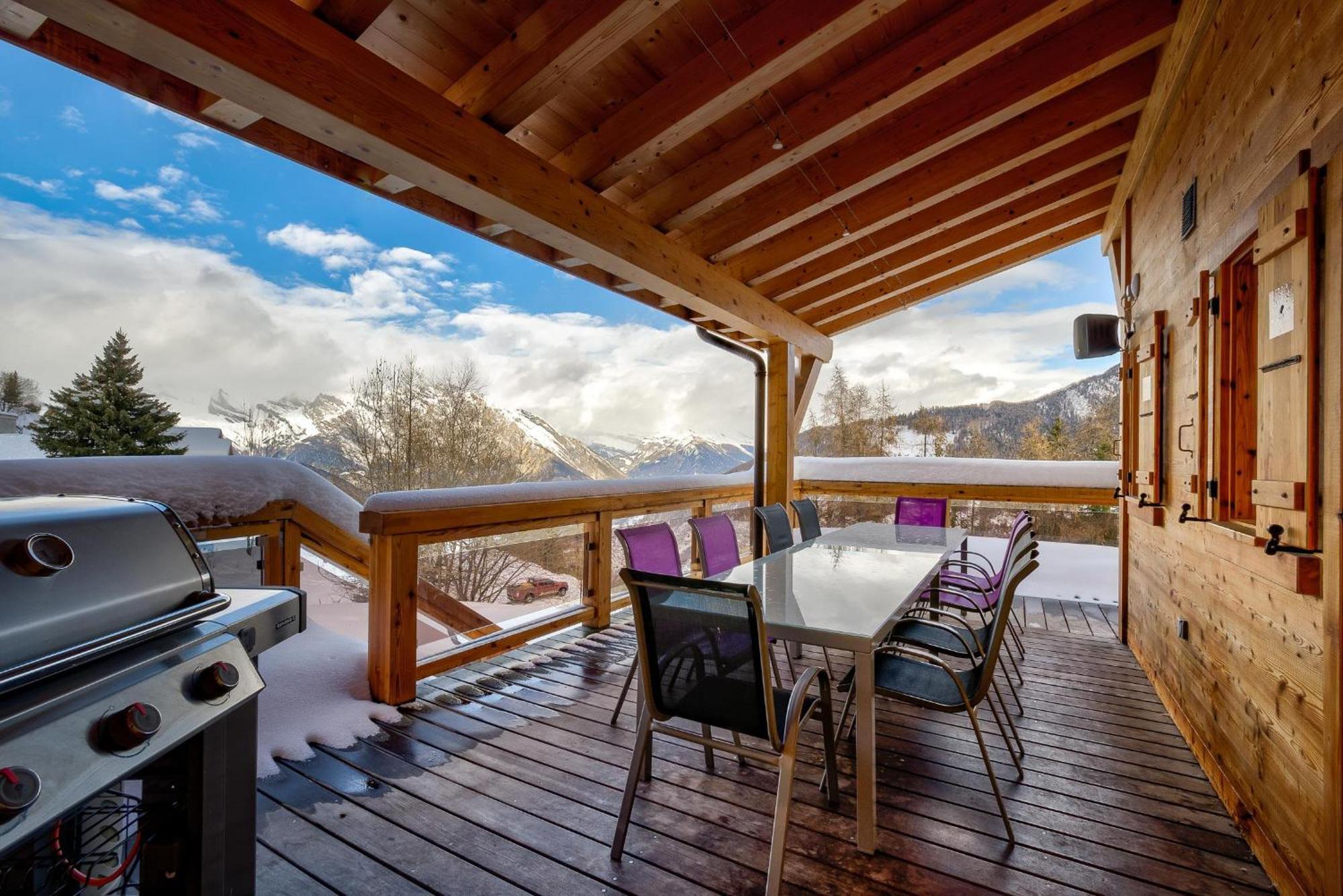 Chalet Flocon De Neige - Jacuzzi - Sauna ลาซูมาซ ภายนอก รูปภาพ